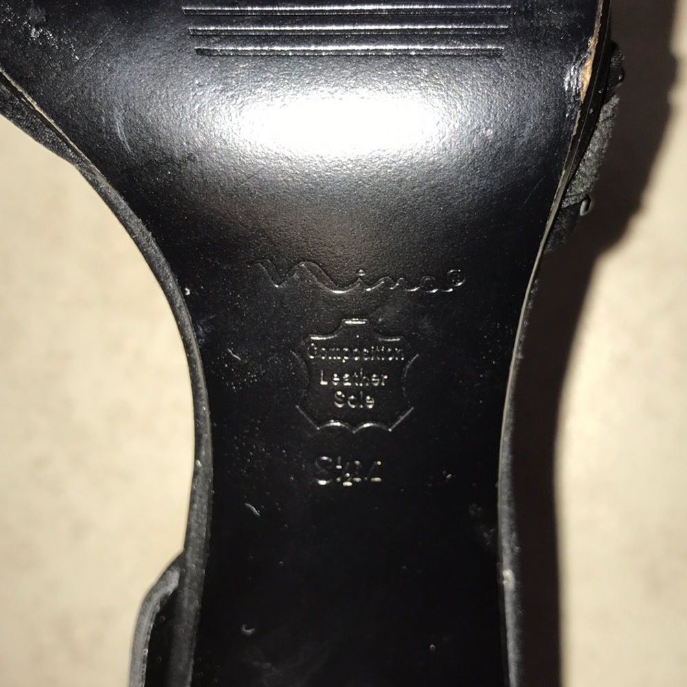 Nina black sandals size 8.5 - Picture 6 of 7
